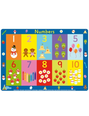 Numbers 1 to 10 Placemat